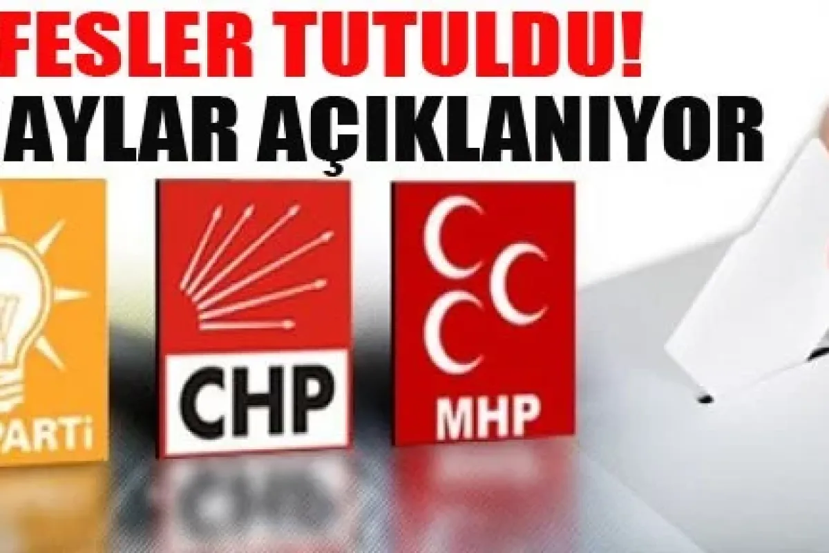 Nefesler tutuldu...Adaylar açıklanıyor