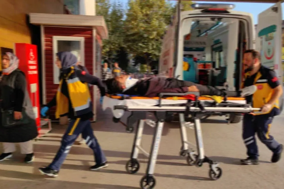 Motosiklet sürücüsü ölümden döndü!