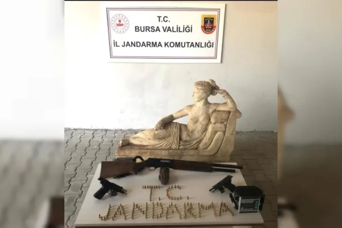 İnegöl''de tarihi eser operasyonu
