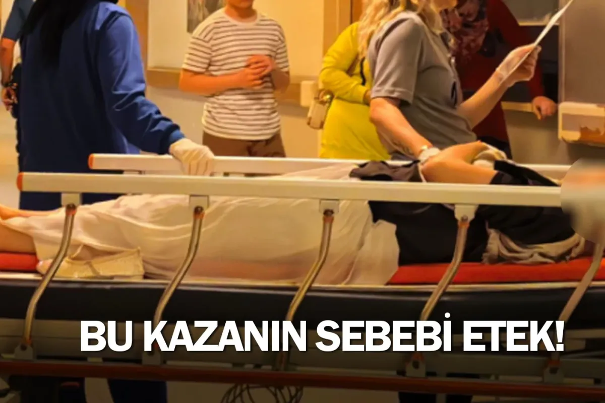 Bu kazanın sebebi etek!