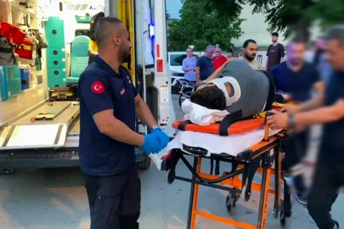 İnegöl'de korkutan kaza