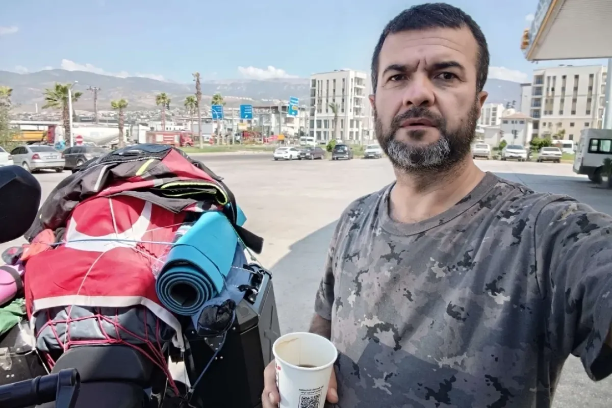 Motosiklet ile Umreye Gitti