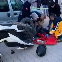 İnegöl'de korkutan kaza! Yaralılar var...