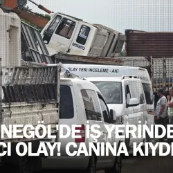 İnegöl'de iş yerinde acı olay! Canına kıydı...