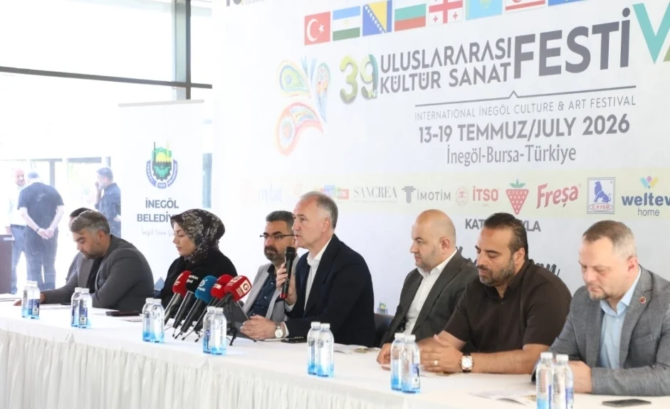 İnegöl’de 39. Uluslararası Kültür Sanat Festivali Başlıyor