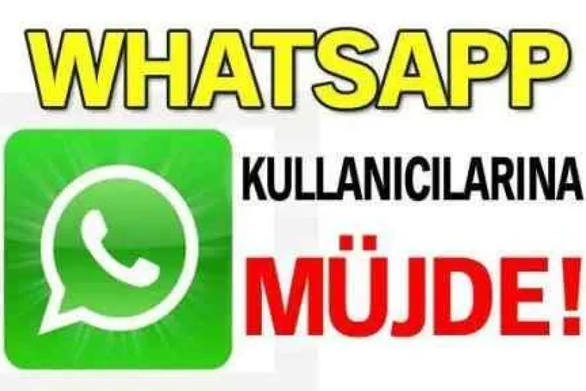 Watsapp kullanıcıları müjde!