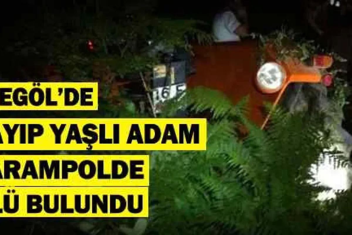 Şarampolde Ölü Bulundu