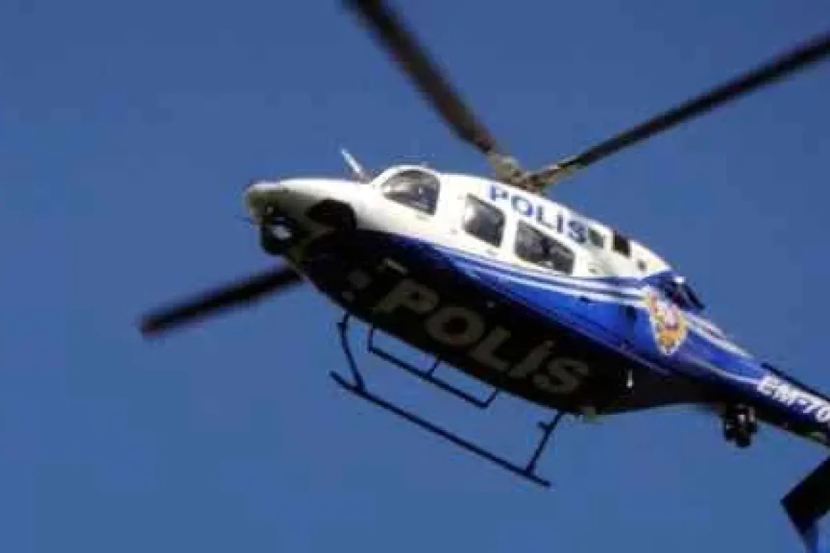 Trafikte Helikopter Destekli Bayram Denetimi