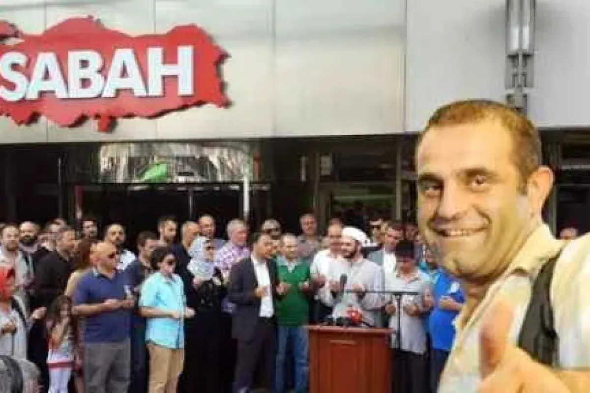 Sabah Gazetesinde "acı" Tören