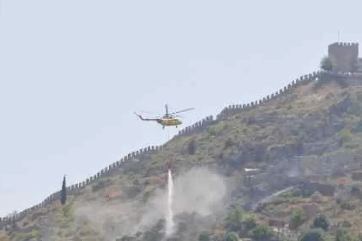 Tarihi Kalede 2 Günde 2 Yangın