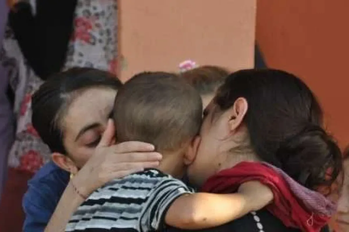 Yezidi Aile çocuklarına Kavuştu