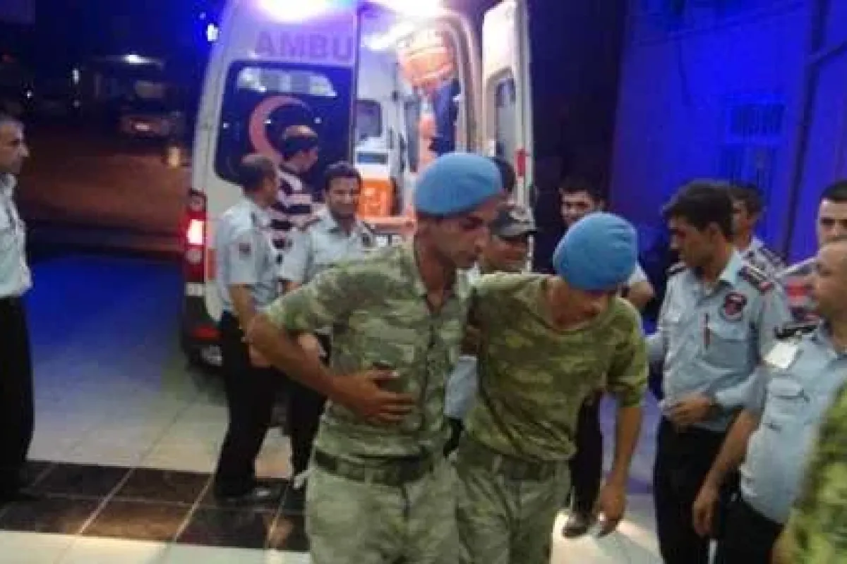 Suriyeliler Birbirine Girdi: 7’si Asker 13 Yaralı
