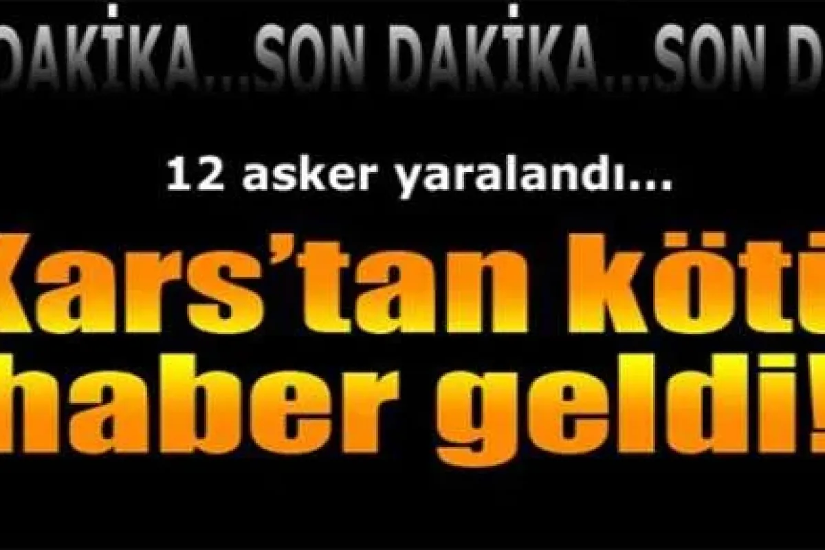 Minibüs şarampole yuvarlandı: 12 asker yaralı