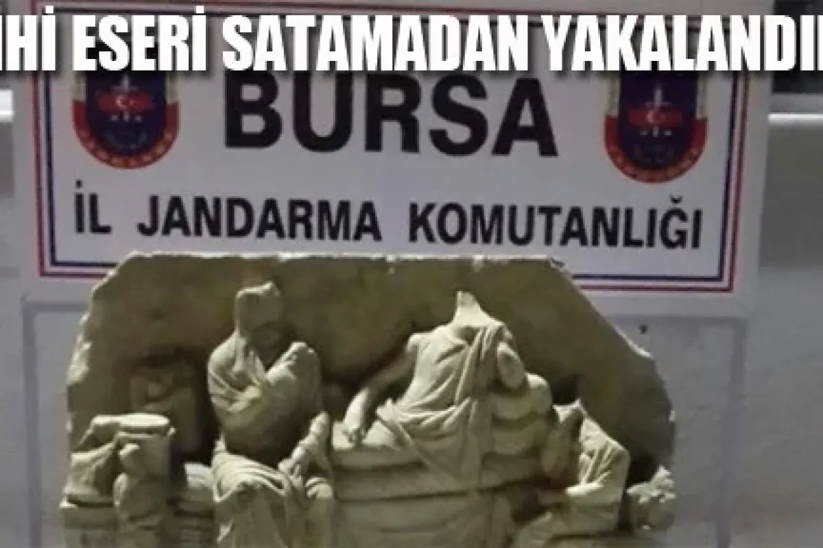 İnegöl'de Eski Roma Dönemine Ait Tarihi Eser Ele Geçirildi