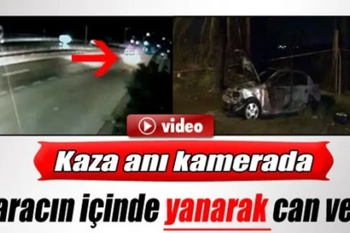 Bu Aracın Içinde Yanarak Can Verdi