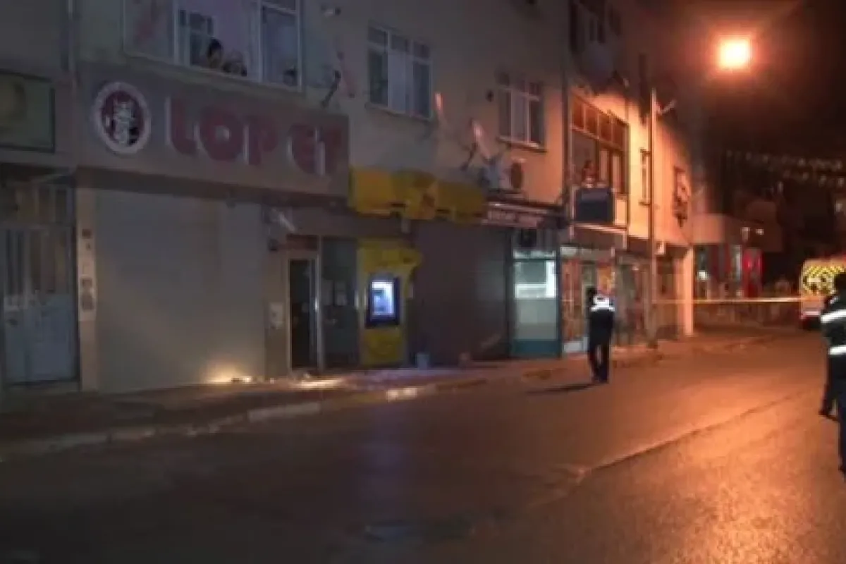Ptt şubesine Ses Bombalı Saldırı