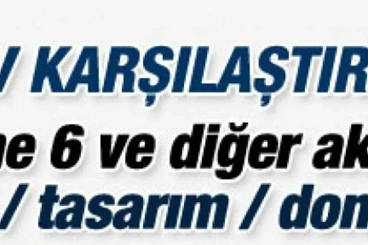 iPhone 6-Samsung-Sony-HTC karşılaştırması