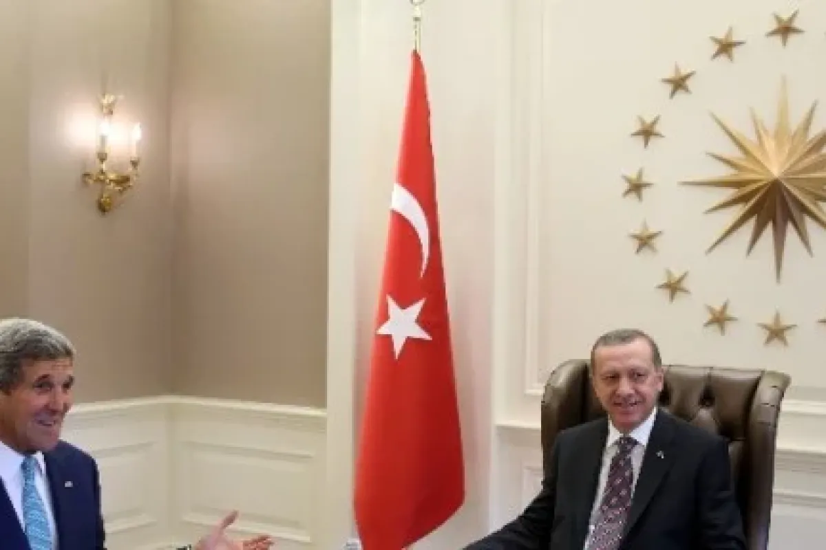 Erdoğan Kerry’i Kabul Etti