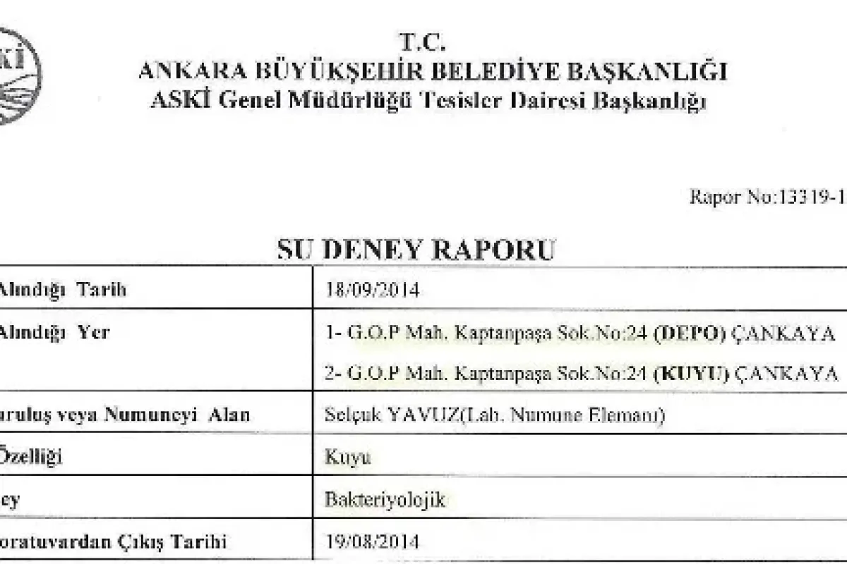 Nazlıaka’nın Sitesindeki Kaçak Kuyunun..