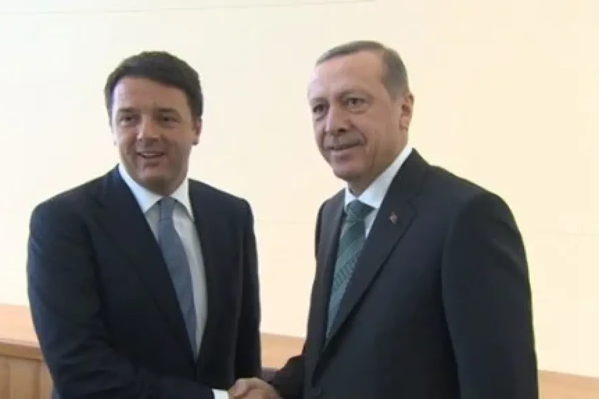 Erdoğan, İtalya Başbakanı Renzi Ile Görüştü