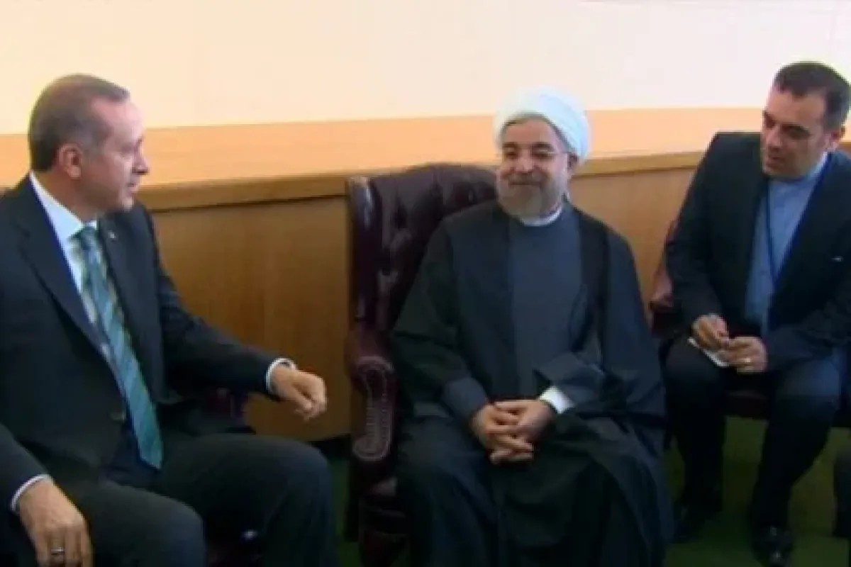 Erdoğan Ruhani Ile Görüştü