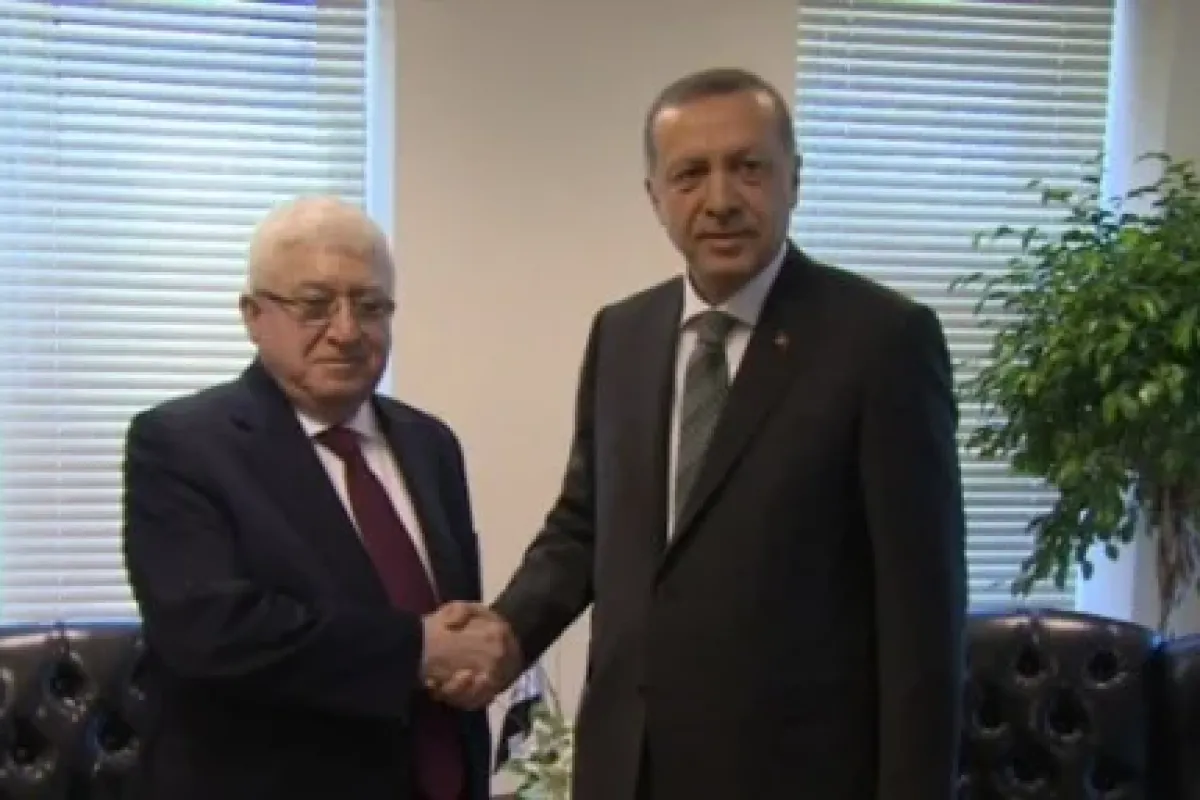 Irak Cumhurbaşkanı Masum Ile Görüştü