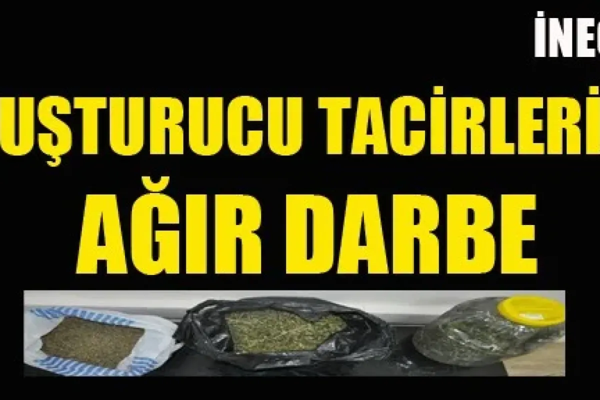 İnegöl'de uyuşturucu yuvasına ağır darbe