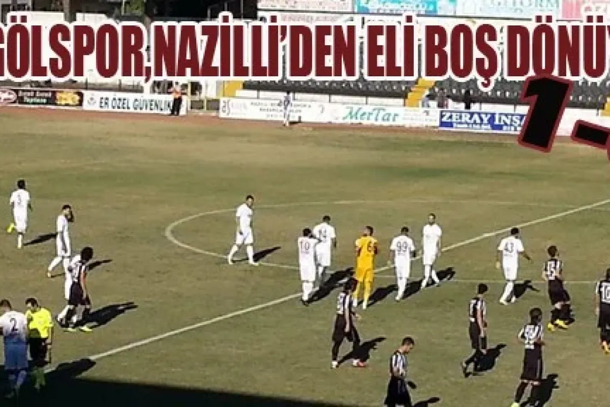 İnegölspor deplasmandan eli boş dönüyor