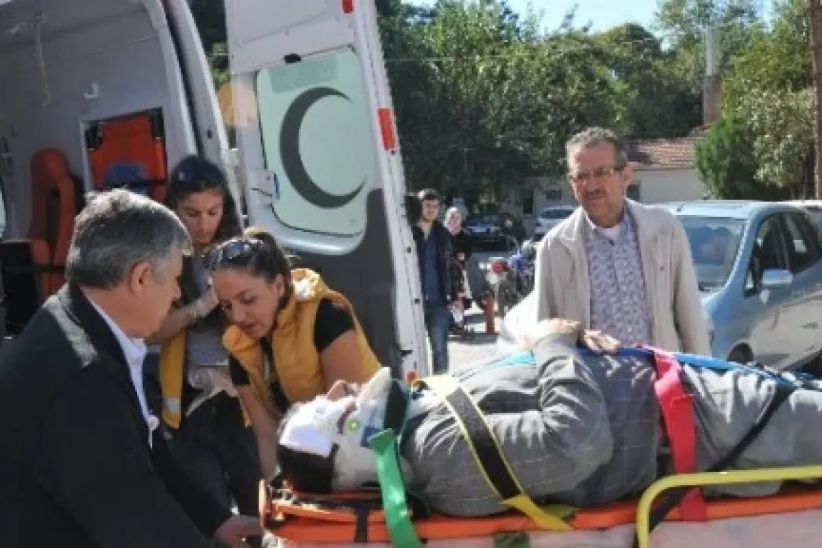 İskele Kırıldı, Düşen Işçi Yaralandı