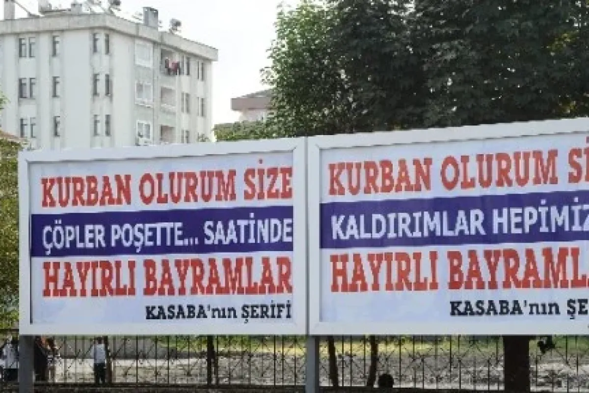 "kasabanın şerifi"nden Bayram Mesajı
