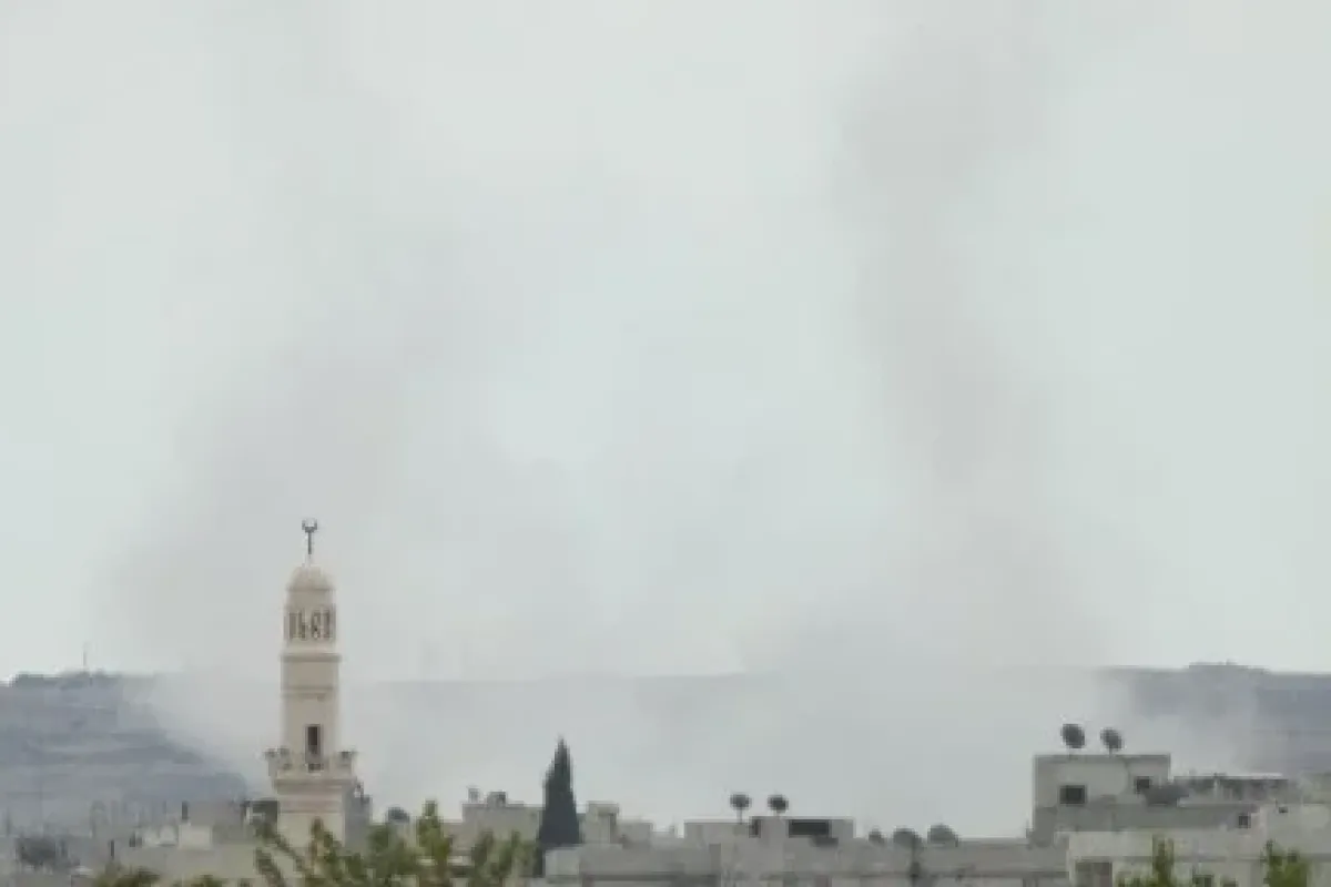 Kobani Ağır Bombardıman Altında