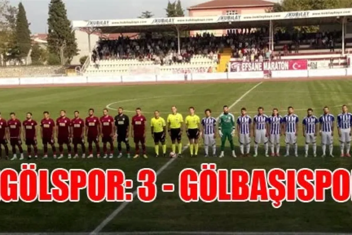 İnegölspor:3-Gölbaşıspor:1