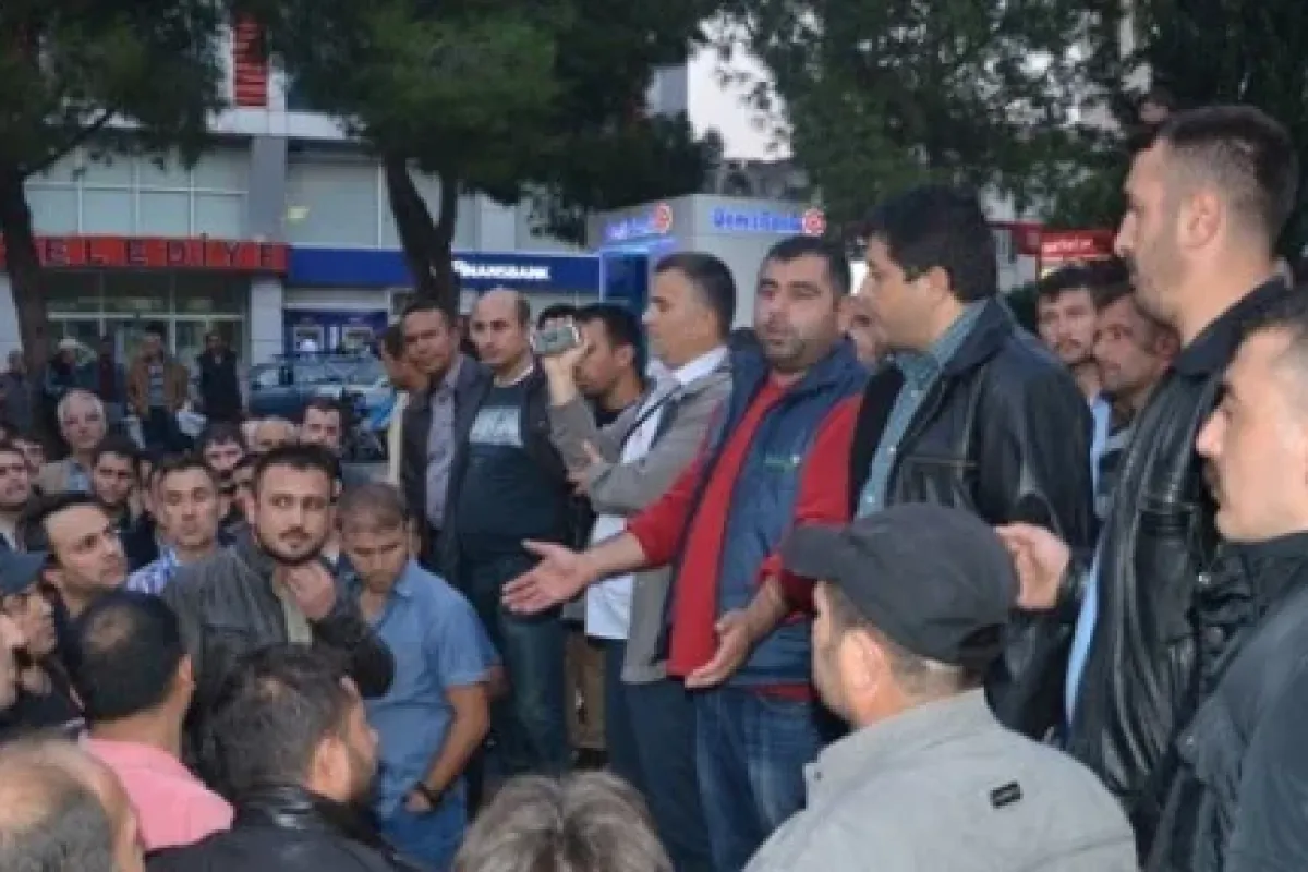 Soma’da üretim Durdu, Işçiler Eylem Yaptı