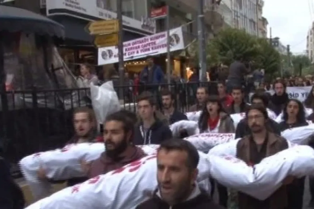 Kadıköy’de Işid Protestosu