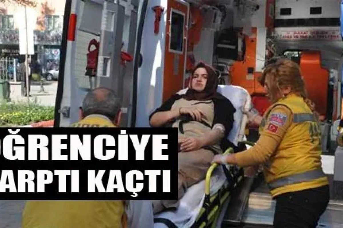 Öğrenciye Çarpıp Kaçtı