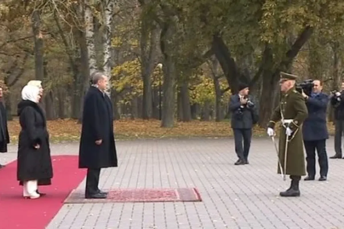 Cumhurbaşkanı Erdoğan Estonya’da