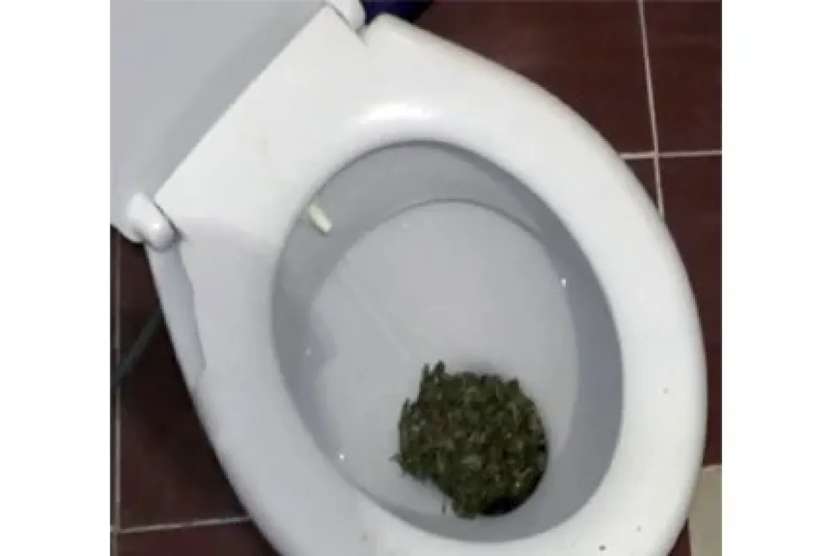 Klozetten Uyuşturucu çıktı
