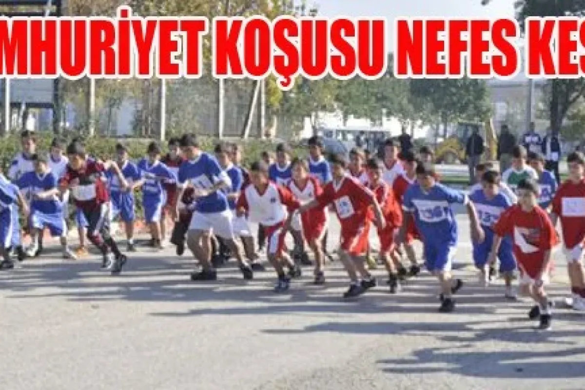 İnegöl'de Cumhuriyet Koşusu yapıldı