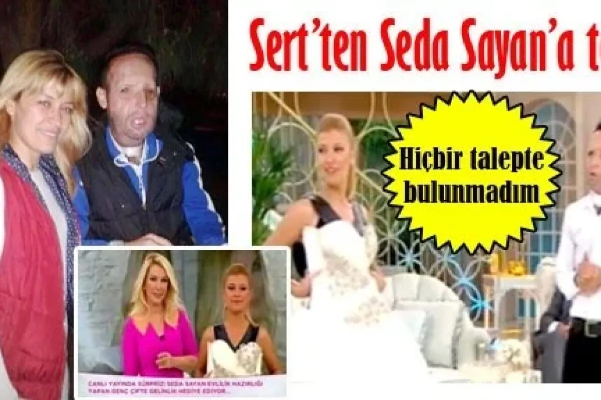 Recep Sert'ten Seda Sayan'a tepki!