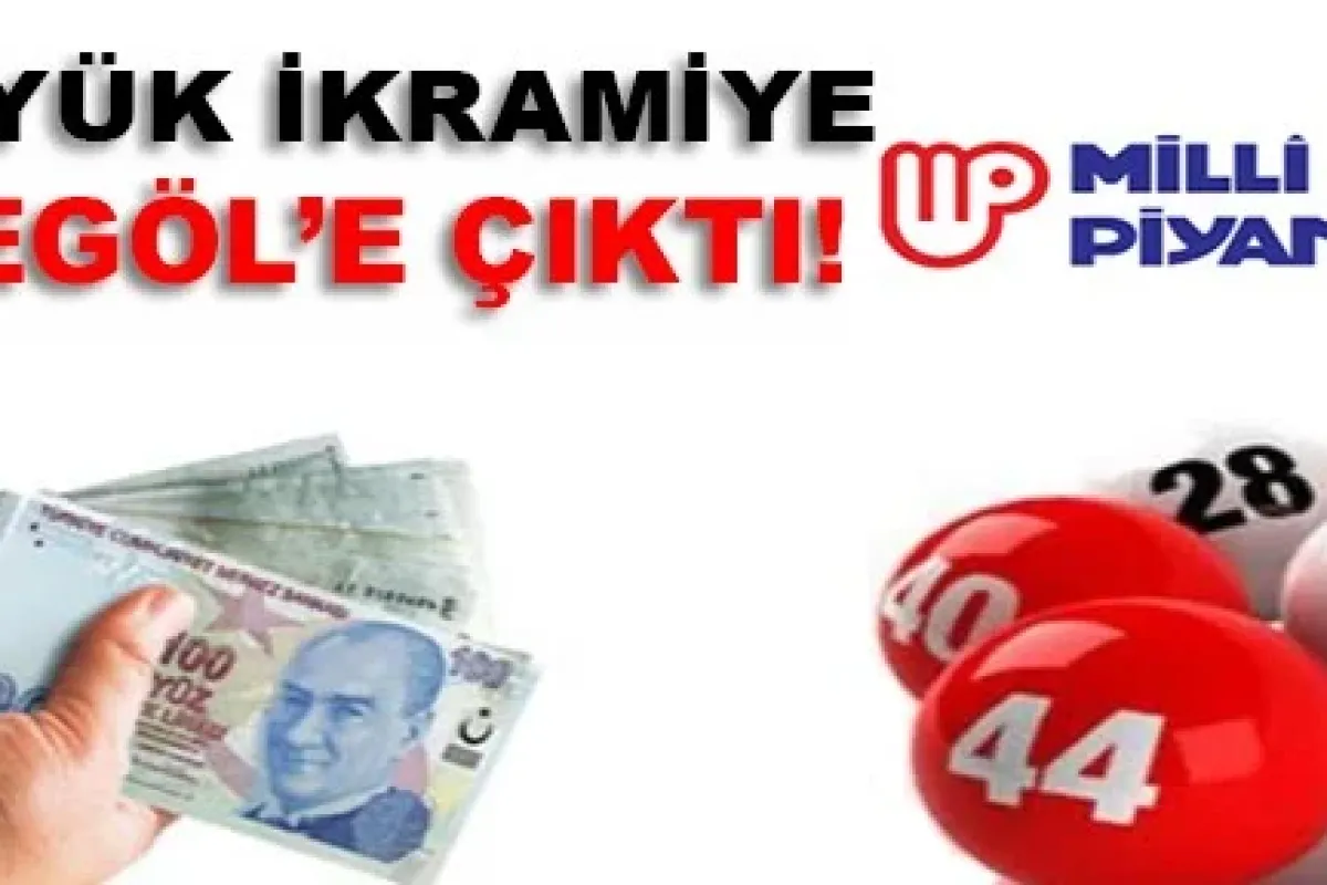 Büyük ikramiye inegöle çıktı!