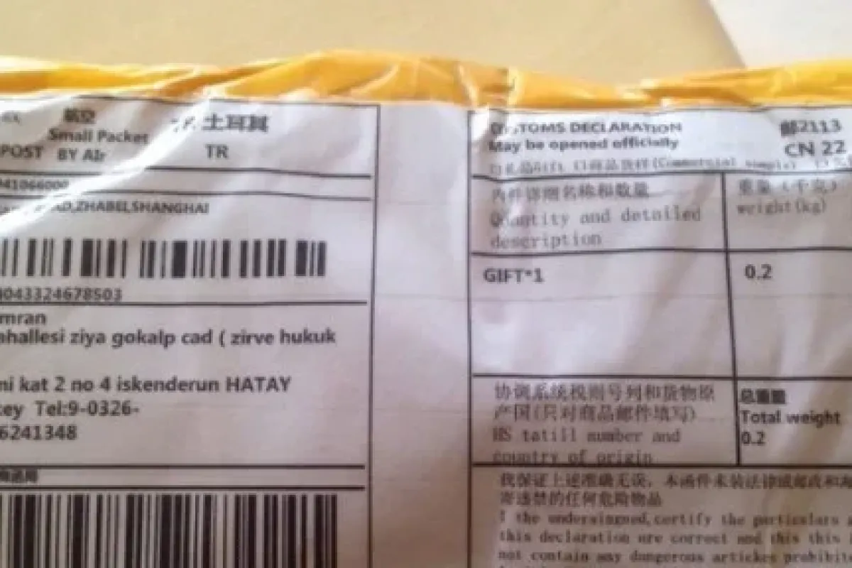 Çin’den Hatay’a ’’şüpheli’’ Paket