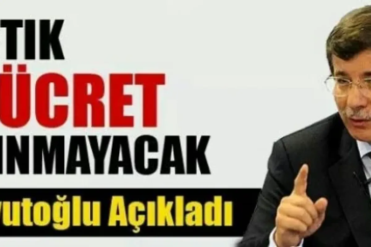 Davutoğlu: Türbelere girişte ücret alınmayacak