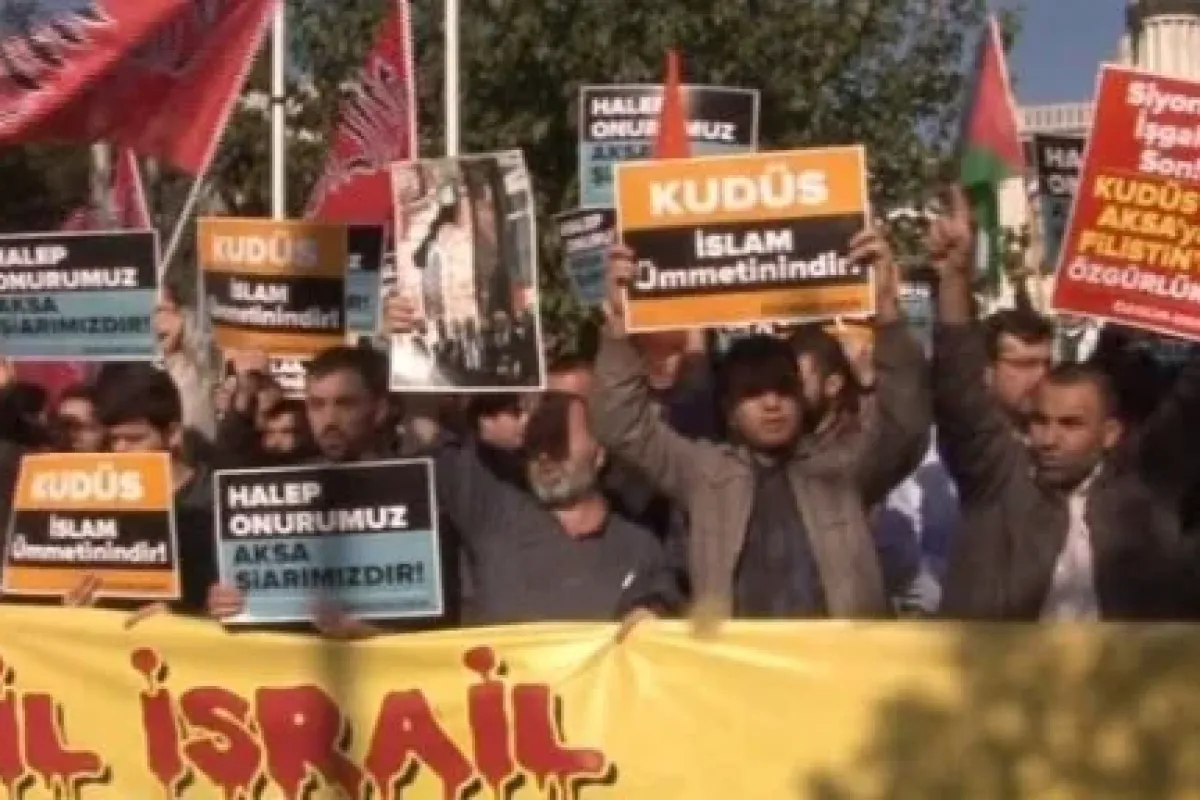 Fatih’te "israil" Protestosu