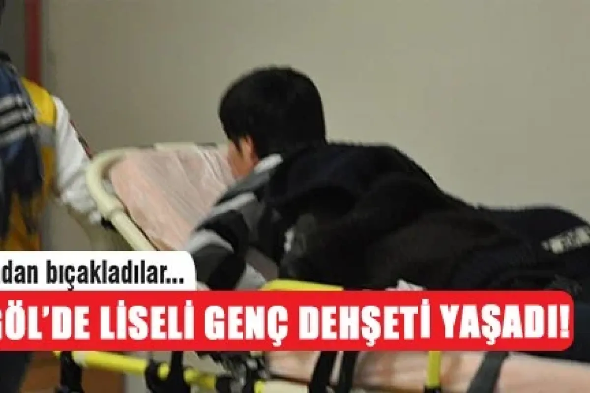 İnegöl'de Liseli Genç Sırtından Bıçaklandı