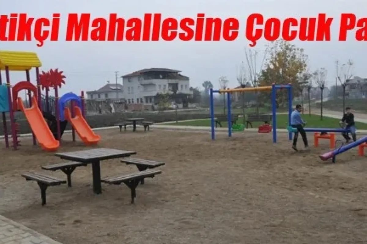 Çeltikçi Mahallesine Çocuk Parkı