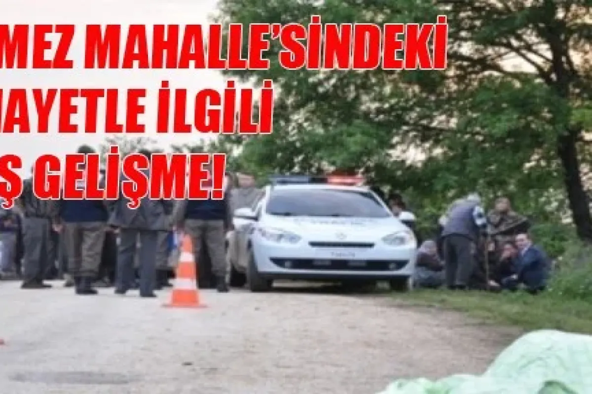 Dömez Mahalle'sindeki Cinayetle İlgili Flaş Gelişme