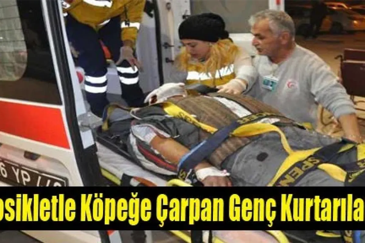 Motosikletle Köpeğe Çarpan Genç Kurtarılamadı