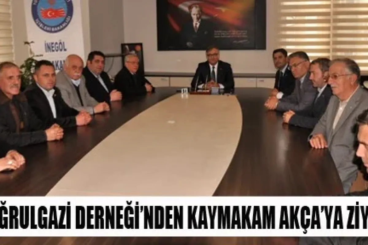 Yeni yönetim Kaymakam Akça'yı ziyaret etti