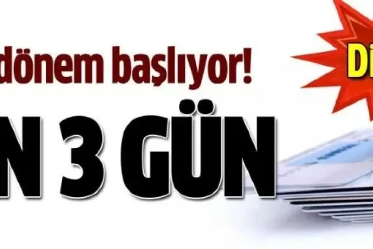 Tüketici devriminde son 3 gün