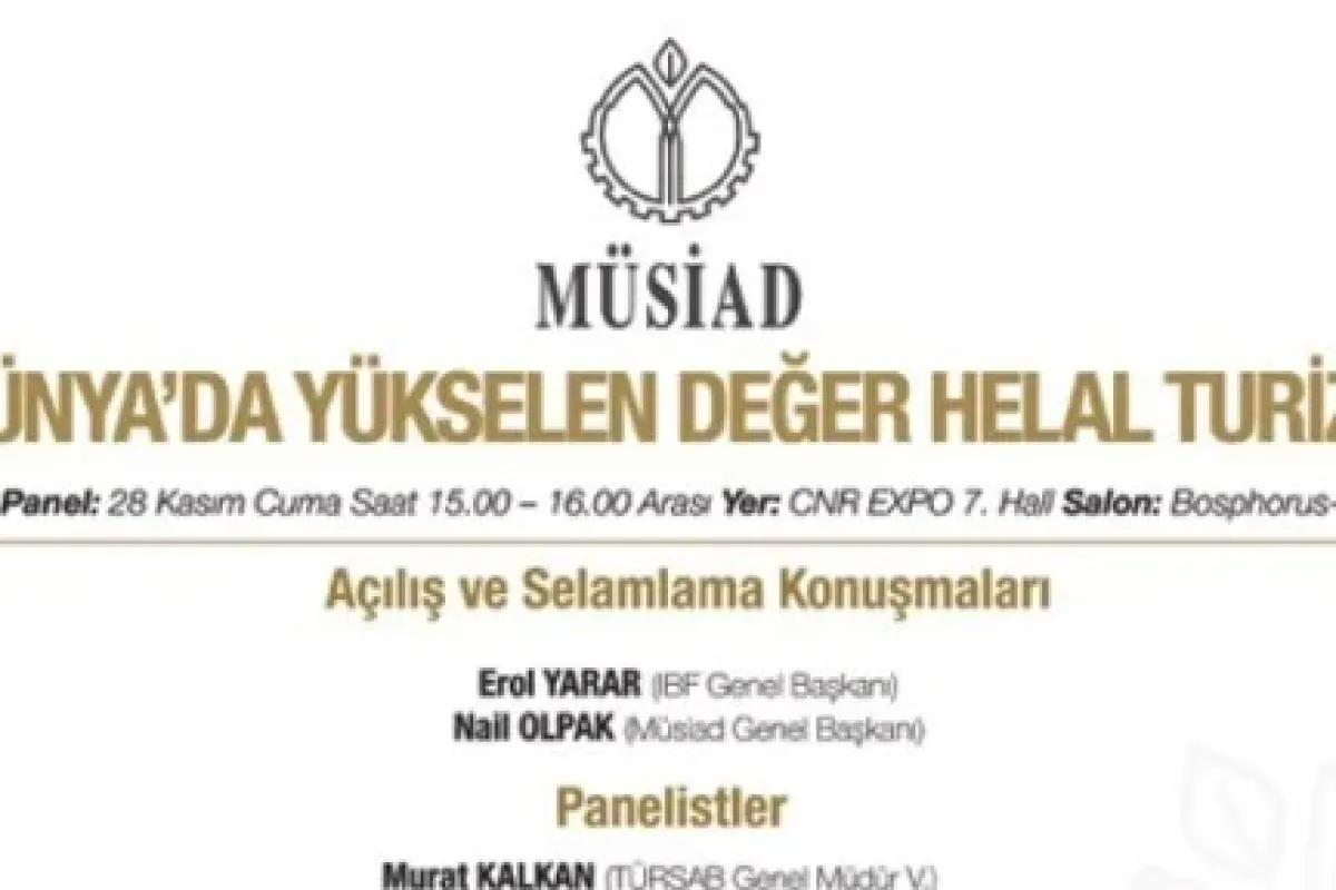 Türkiye’de Ilk Kez “helal Turizm” Konuşulacak